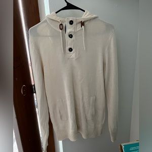 Mens cream colored sweater size small